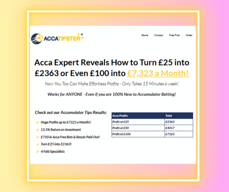 Acca Tipster reviews consumer reports