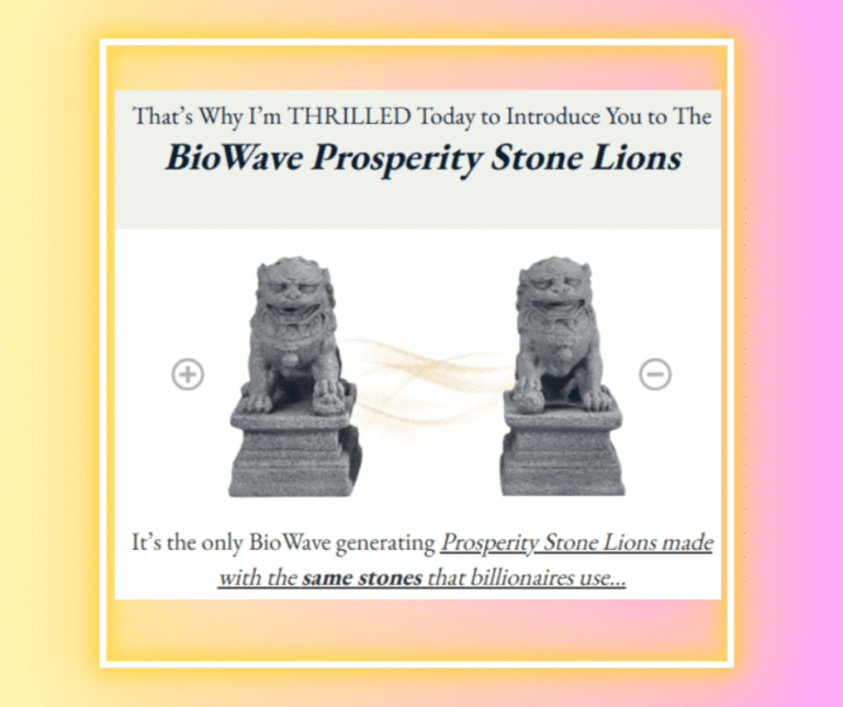 Biowaves Prosperity Stone Lions reviews consumer reports