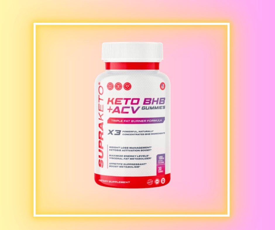 Supra Keto BHB ACV Gummies Reviews